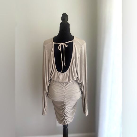 Free people siesta convertible mini Wrap Dress Size L - Picture 3 of 15